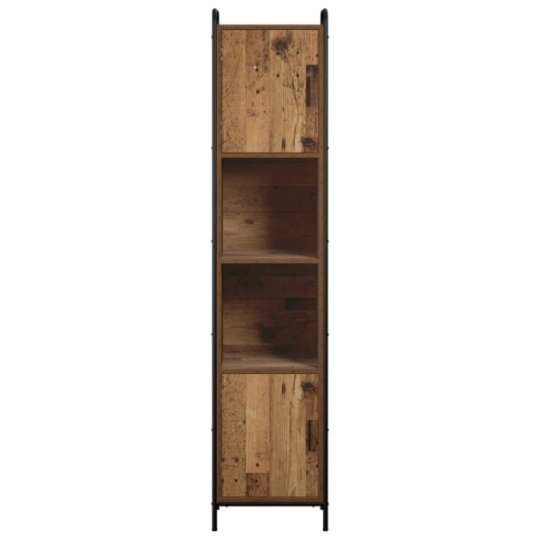 vidaXL Kúpeľňová skriňa Staré drevo 46 x 36 x 181 cm Kompozitné drevo – Obrázok 4
