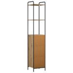 vidaXL Kúpeľňová skriňa Dub artisan 40 x 36 x 200,5 cm – Obrázok 6