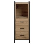 vidaXL Kúpeľňová skriňa Dub artisan 40 x 36 x 109,5 cm – Obrázok 4