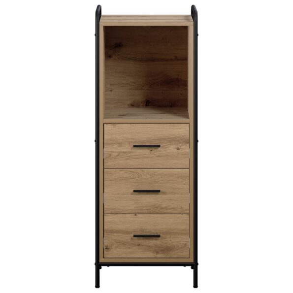 vidaXL Kúpeľňová skriňa Dub artisan 40 x 36 x 109,5 cm – Obrázok 4