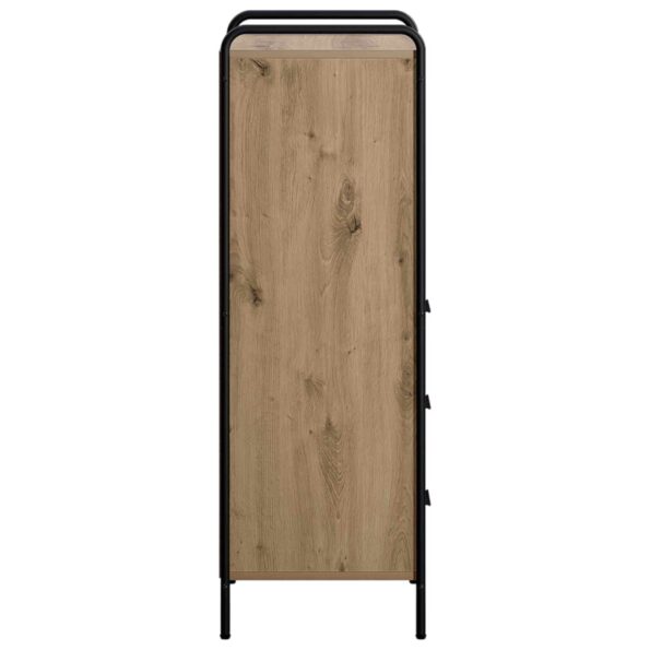 vidaXL Kúpeľňová skriňa Dub artisan 40 x 36 x 109,5 cm – Obrázok 5