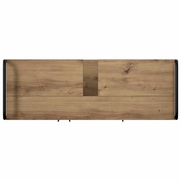 vidaXL Kúpeľňová skriňa Dub artisan 95 x 34 x 61 cm Kompozitné drevo – Obrázok 7