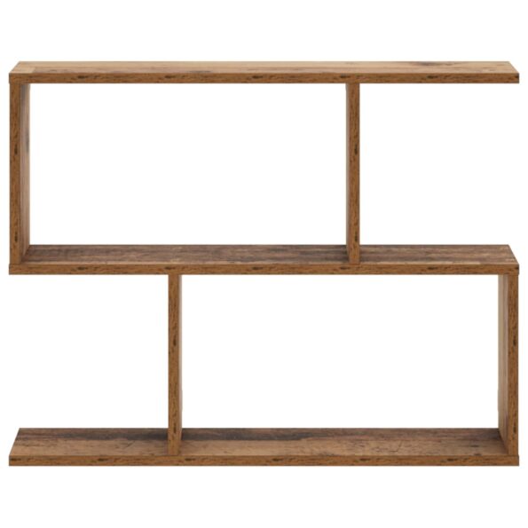 vidaXL Nástenná polica Dubové drevo 72 x 17 x 55,5 cm Kompozitné drevo – Obrázok 3