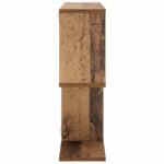 vidaXL Nástenná polica Dubové drevo 72 x 17 x 55,5 cm Kompozitné drevo – Obrázok 4