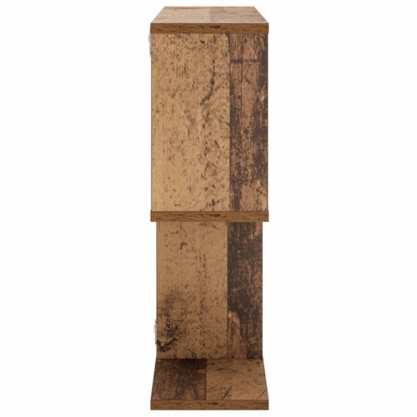 vidaXL Nástenná polica Dubové drevo 72 x 17 x 55,5 cm Kompozitné drevo – Obrázok 4