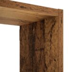 vidaXL Nástenná polica Dubové drevo 72 x 17 x 55,5 cm Kompozitné drevo – Obrázok 5