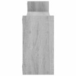 vidaXL Nástenná polica Sivý Sonoma 90 x 17 x 32 cm Kompozitné drevo – Obrázok 4