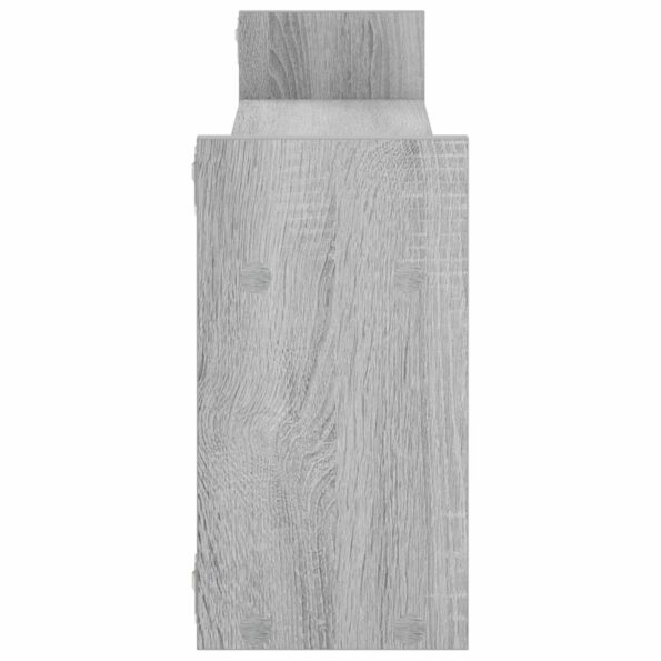 vidaXL Nástenná polica Sivý Sonoma 90 x 17 x 32 cm Kompozitné drevo – Obrázok 4