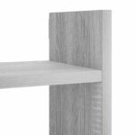 vidaXL Nástenná polica Sivý Sonoma 90 x 17 x 32 cm Kompozitné drevo – Obrázok 5