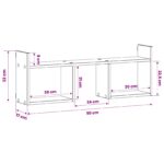 vidaXL Nástenná polica Sivý Sonoma 90 x 17 x 32 cm Kompozitné drevo – Obrázok 6
