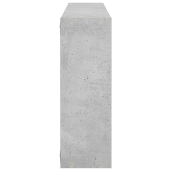 vidaXL Stenná polica Betónovo sivá 102 x 17 x 50 cm Kompozitné drevo – Obrázok 4