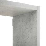 vidaXL Stenná polica Betónovo sivá 102 x 17 x 50 cm Kompozitné drevo – Obrázok 5