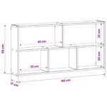 vidaXL Stenná polica Betónovo sivá 102 x 17 x 50 cm Kompozitné drevo – Obrázok 6