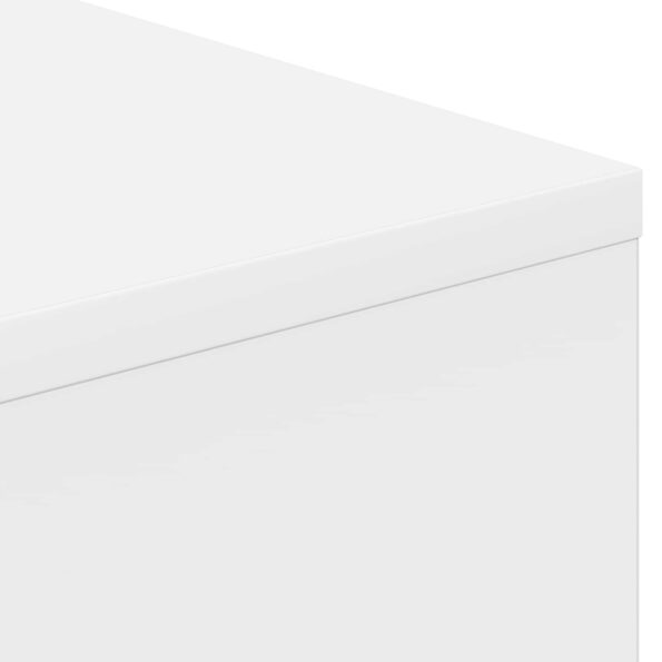 vidaXL Elektrický krb Biela 75 x 24,5 x 75 cm Kompozitné drevo – Obrázok 10