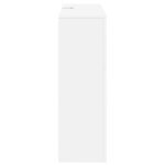 vidaXL Elektrický krb Biela 75 x 24,5 x 75 cm Kompozitné drevo – Obrázok 6