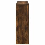 vidaXL Elektrický krb Dymový dub 75 x 24,5 x 75 cm Kompozitné drevo – Obrázok 6