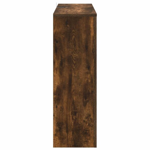 vidaXL Elektrický krb Dymový dub 75 x 24,5 x 75 cm Kompozitné drevo – Obrázok 6