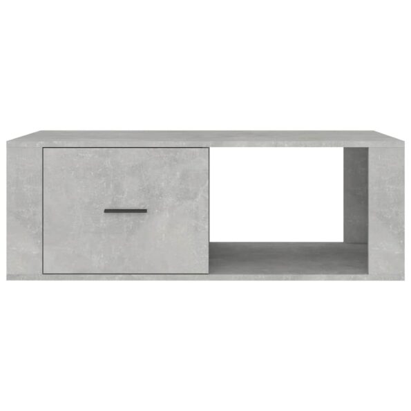 vidaXL Konferenčný stolík, betónovo-sivý, 100x50,5x35 cm, umelé drevo – Obrázok 4