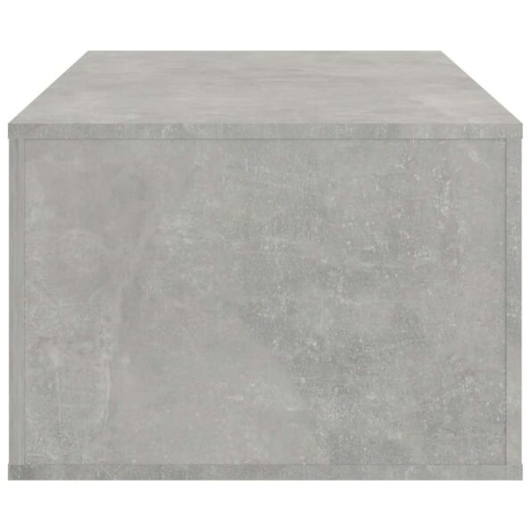 vidaXL Konferenčný stolík, betónovo-sivý, 100x50,5x35 cm, umelé drevo – Obrázok 6