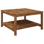 vidaXL Konferenčný stolík Prírodná 80,5 x 80 x 45 cm – Obrázok 2