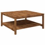 vidaXL Konferenčný stolík Prírodná 100,5 x 98 x 45 cm – Obrázok 2