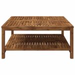 vidaXL Konferenčný stolík Prírodná 100,5 x 98 x 45 cm – Obrázok 3