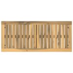 vidaXL Záhradná lavička 80,5 x 35 x 45 cm Pevné akáciové drevo Bielené – Obrázok 5