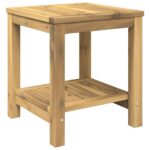 vidaXL Konferenčný stolík Bielené 40,5 x 40 x 45 cm – Obrázok 2