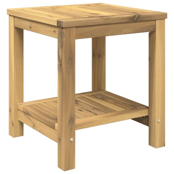 vidaXL Konferenčný stolík Bielené 40,5 x 40 x 45 cm – Obrázok 2