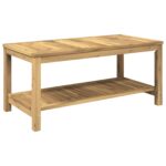 vidaXL Konferenčný stolík Bielené 100,5 x 49 x 45 cm – Obrázok 2
