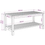 vidaXL Konferenčný stolík Bielené 100,5 x 49 x 45 cm – Obrázok 8