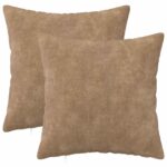 vidaXL Poťah na podložku 2 pcs HEERLEN Sivohnedá 30 x 30 cm