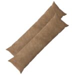 vidaXL Poťah na podložku 2 pcs HEERLEN Sivohnedá 40 x 145 cm