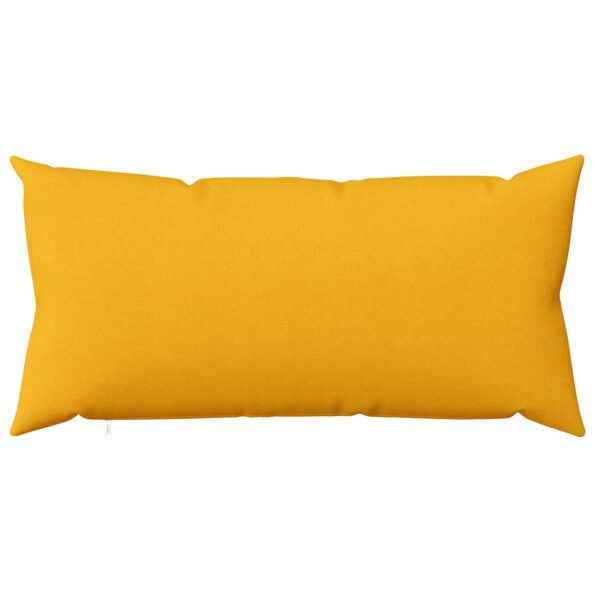 vidaXL Poťah na podložku 6 ks HEERLEN Svetložltá 40 x 80 cm Látka – Obrázok 2