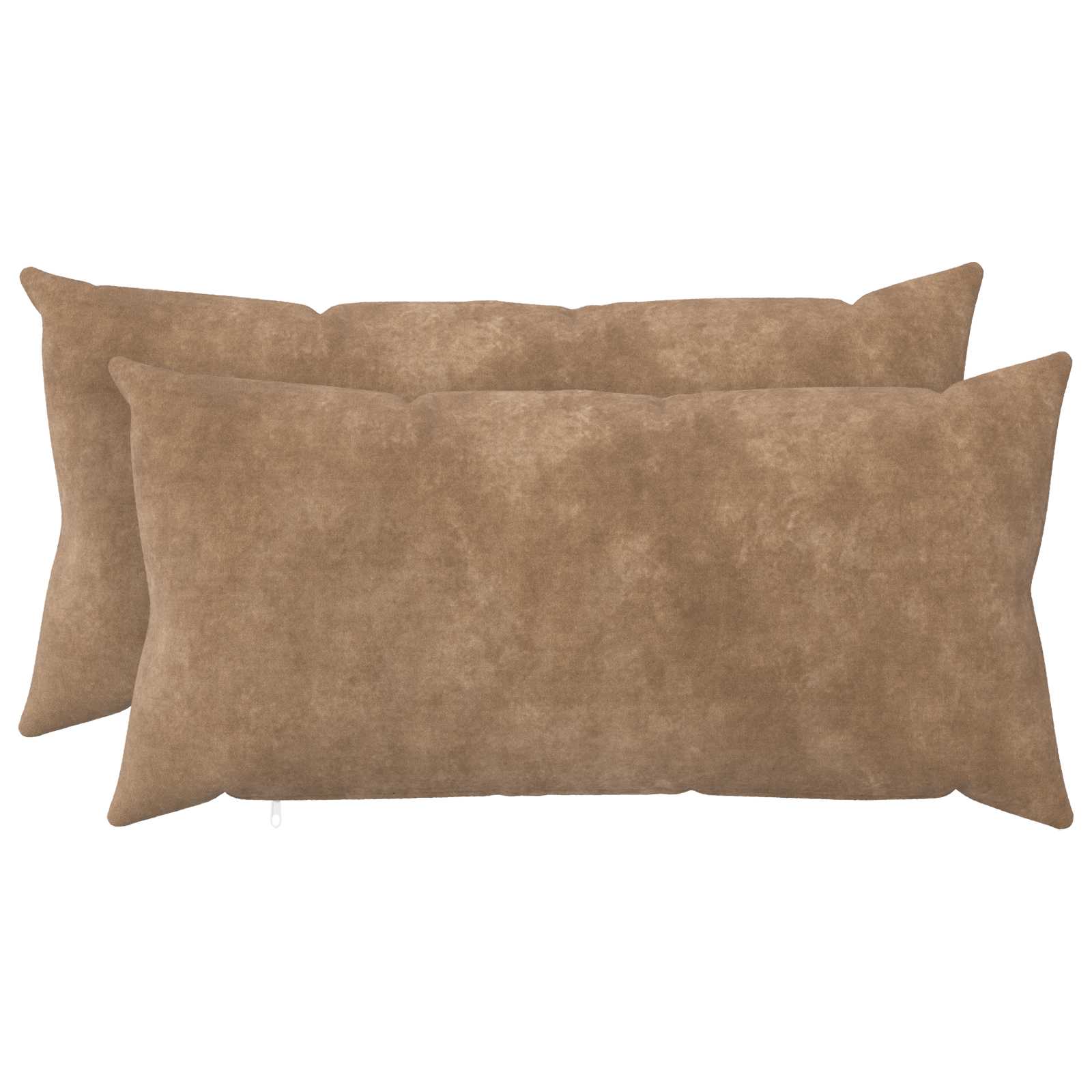 909985_1.jpg vidaXL Poťah na podložku 2 pcs HEERLEN Sivohnedá 40 x 80 cm – Obrázok 1