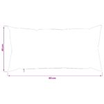 vidaXL Poťah na podložku 2 pcs HEERLEN Modrá 40 x 80 cm – Obrázok 9