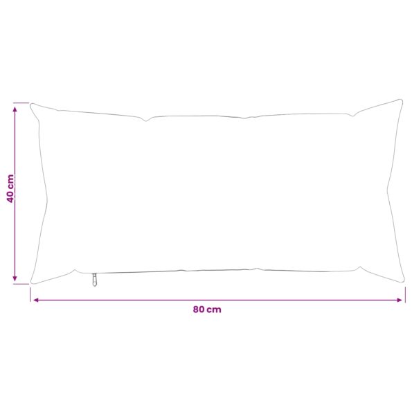 vidaXL Poťah na podložku 2 pcs HEERLEN Modrá 40 x 80 cm – Obrázok 9