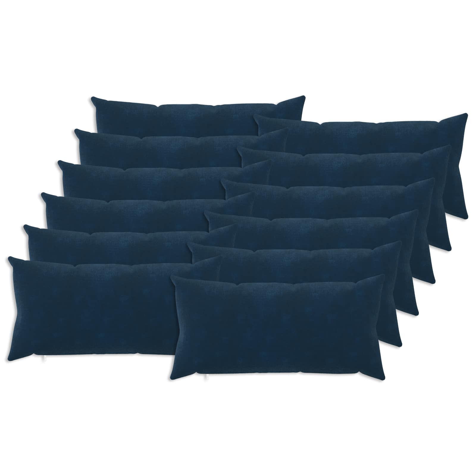 910002_1.jpg vidaXL Poťah na podložku 12 pcs HEERLEN Modrá 40 x 80 cm – Obrázok 1