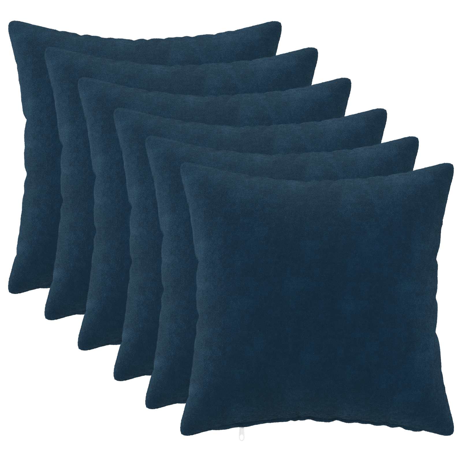 910487_1.jpg vidaXL Poťah na podložku 6 pcs HEERLEN Modrá 45 x 45 cm – Obrázok 1