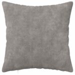 vidaXL Poťah na podložku 12 pcs HEERLEN Svetlosivá 50 x 50 cm – Obrázok 2