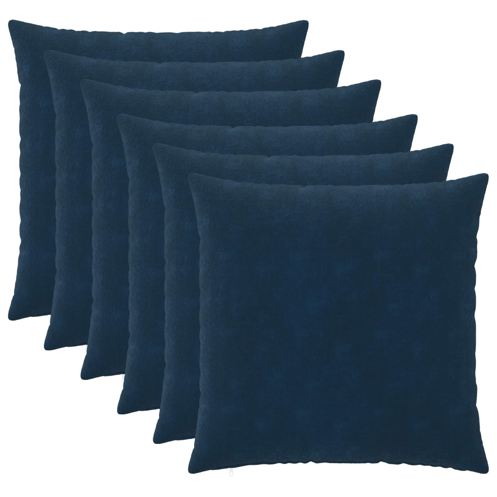 912352_1.jpg vidaXL Poťah na podložku 6 pcs HEERLEN Modrá 55 x 55 cm – Obrázok 1