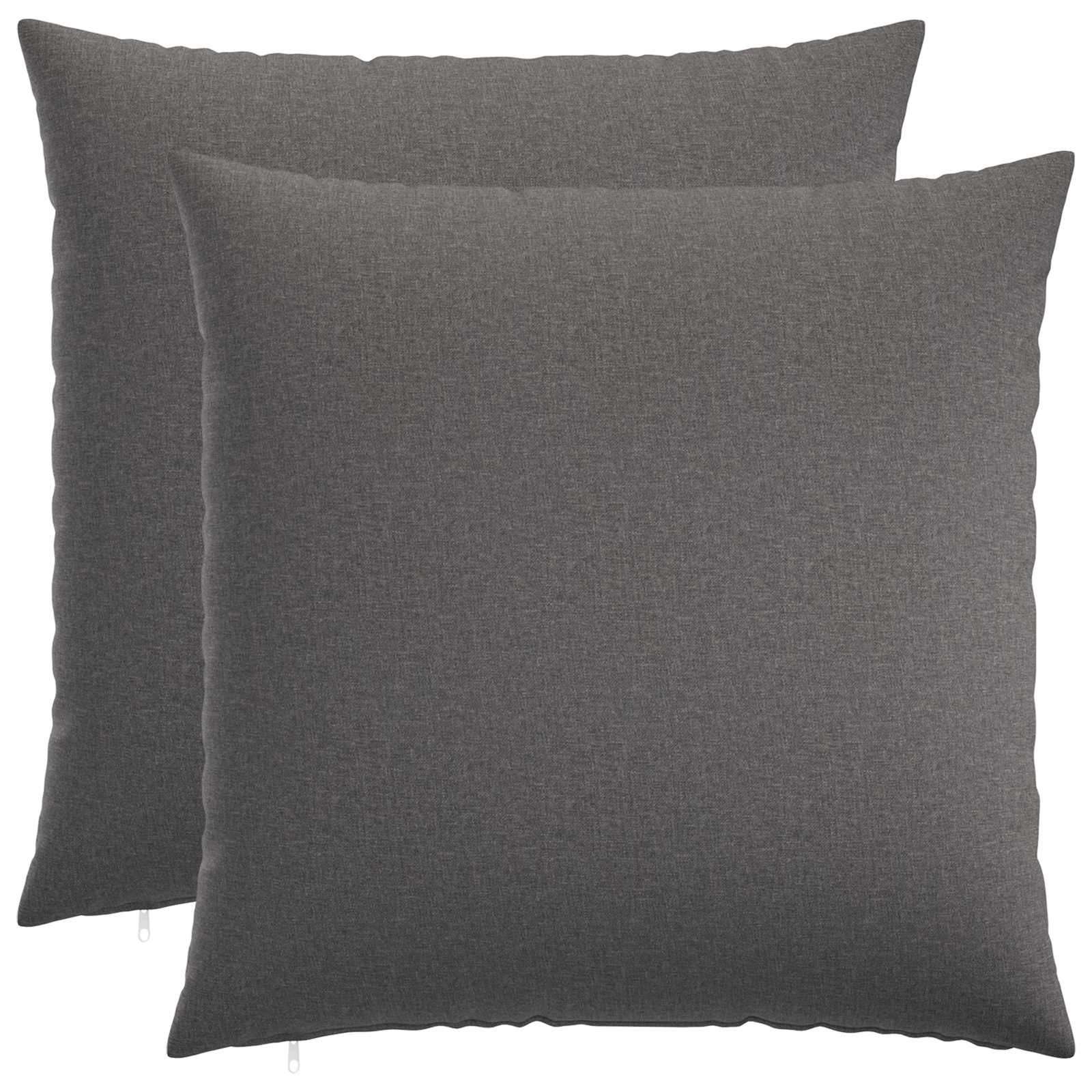912517_1.jpg vidaXL Poťah na podložku 2 ks HEERLEN Svetlosivá 60 x 60 cm Látka – Obrázok 1