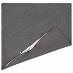 vidaXL Poťah na podložku 2 ks HEERLEN Svetlosivá 60 x 60 cm Látka – Obrázok 3