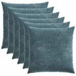 vidaXL Poťah na podložku 6 ks HEERLEN Modrá 60 x 60 cm – Obrázok 2