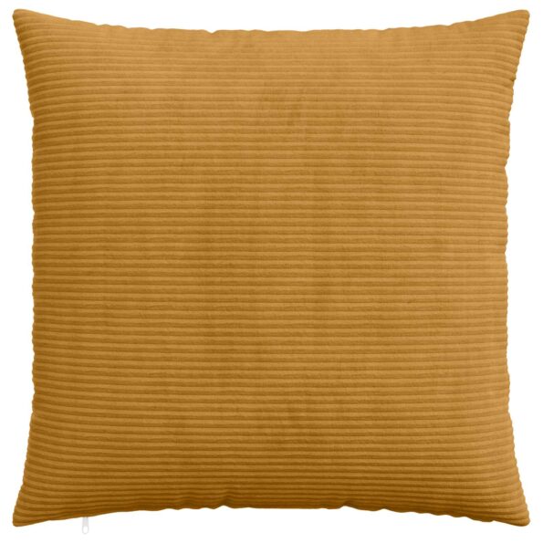 vidaXL Poťah na podložku 2 pcs HEERLEN Žltá 65 x 65 cm manšestr – Obrázok 2