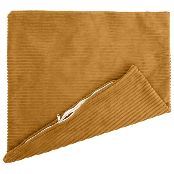 vidaXL Poťah na podložku 2 pcs HEERLEN Žltá 65 x 65 cm manšestr – Obrázok 3