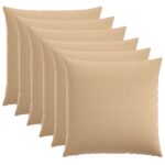 vidaXL Poťah na podložku 6 ks HEERLEN Krémová 70 x 70 cm Látka – Obrázok 2