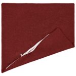 vidaXL Poťah na podložku 6 ks HEERLEN Víno červené 80 x 80 cm Látka – Obrázok 3