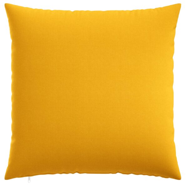 vidaXL Poťah na podložku 6 ks HEERLEN Svetložltá 80 x 80 cm Látka – Obrázok 3