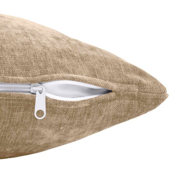 vidaXL Poťah na podložku 6 ks HEERLEN Sivohnedá 80 x 80 cm – Obrázok 6